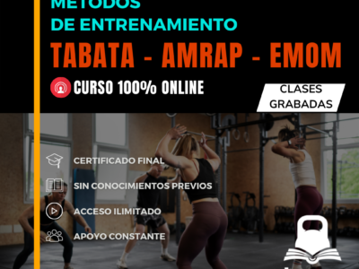 Métodos de entrenamiento Tabata, AMRAP y EMOM