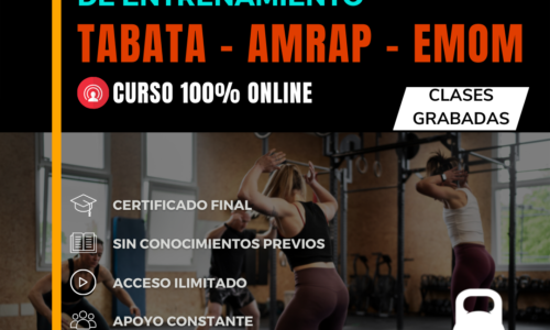 Métodos de entrenamiento Tabata, AMRAP y EMOM